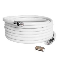 Câble coaxial TV iCAN RG6, mâle vers mâle, 25 pieds
