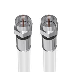 Câble coaxial TV iCAN RG6, mâle vers mâle, 25 pieds