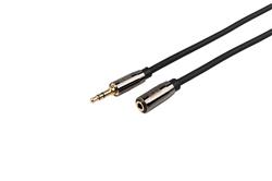 iCAN 3.5mm Stereo Audio Extension Cable, Male to Female, Shielded, 6FT