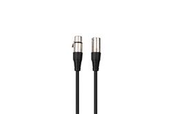 Câble de microphone iCAN Audio XLR mâle vers femelle, 6 pieds, noir