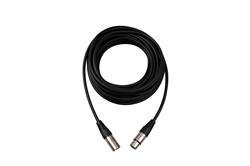 Câble de microphone iCAN Audio XLR mâle vers femelle, 6 pieds, noir