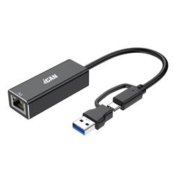 iCAN A homme +C homme RJ45 Female Noir