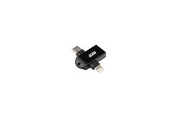 Adaptateur iCAN USB 2.0 Type-C Mâle+Lightning Mâle vers Type-A Femelle(Open Box)