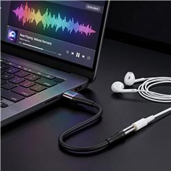 Adaptateur iCAN Type-A Mâle vers 3.5 mm Audio Femelle, Noir