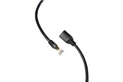iCAN CAT6 RJ45 Ethernet Cable, Male to Female Connector, 6FT, Black