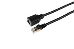 iCAN CAT6 RJ45 Ethernet Cable, Male to Female Connector, 6FT, Black