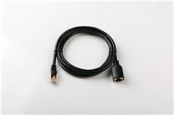 iCAN CAT6 RJ45 Ethernet Cable, Male to Female Connector, 6FT, Black