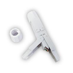 iCAN Cat6A Coupler, Tool-Free Ethernet Coupler, Support PoE, 1000 Mbps, 500 MHz, White