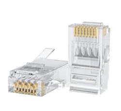 iCAN RJ45 Cat6 50u Connector Plugs, UTP, 50Pcs
