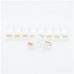 iCAN RJ45 Cat6 50u Connector Plugs, UTP, 50Pcs
