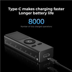 KING'SDUN Portable Mini Laser Rangefinder, Dark Grey.