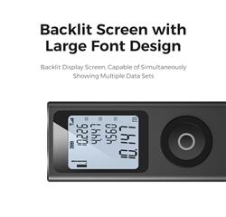 KING'SDUN Portable Mini Laser Rangefinder, Dark Grey.