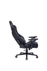 iCAN 97031 Fauteuil Gaming en Cuir PU avec Accoudoirs 6D, Noir