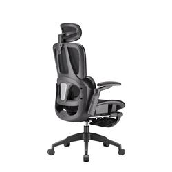 Chaise de bureau ergonomique iCAN E21-BK en maille spéciale