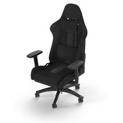CORSAIR TC100 Fabric Gaming Chair, Relaxed Fit, Black