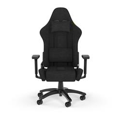 CORSAIR TC100 Fabric Gaming Chair, Relaxed Fit, Black