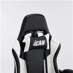 iCAN G-0847BW Ergonomic Gaming Chair Black