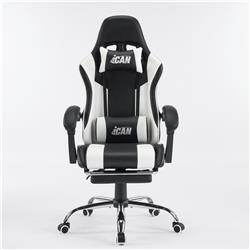 iCAN G-0847BW Ergonomic Gaming Chair Black