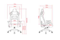 iCAN 9917  Gaming Chair 4D Armrest ,Black