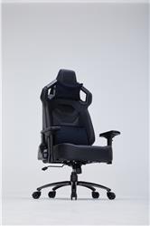 iCAN 9917 Gaming Chair,PU Leather,Headrest and Lumbar Support, Height Adjustable with 360°Swivel Seat,New Foam For Seat,4D Armrest,Class 4 Gaslift,Black