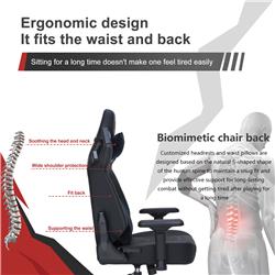 iCAN 9917  Gaming Chair 4D Armrest ,Black