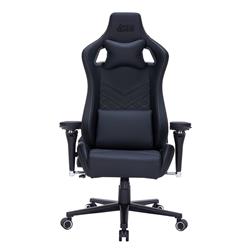 iCAN 97031 Fauteuil Gaming en Cuir PU avec Accoudoirs 6D, Noir