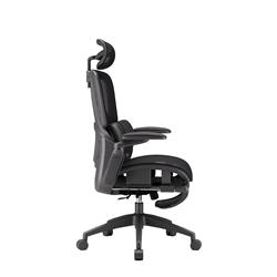 Chaise de bureau ergonomique iCAN E21-BK en maille spéciale