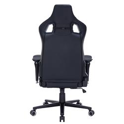 iCAN 97031 Fauteuil Gaming en Cuir PU avec Accoudoirs 6D, Noir