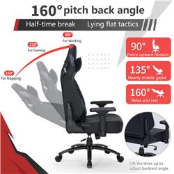 iCAN 9917  Gaming Chair 4D Armrest ,Black
