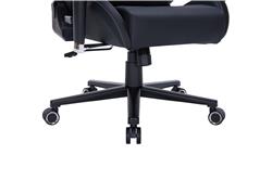 iCAN 97031 Fauteuil Gaming en Cuir PU avec Accoudoirs 6D, Noir