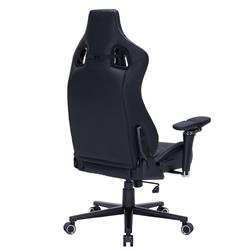 iCAN 97031 Fauteuil Gaming en Cuir PU avec Accoudoirs 6D, Noir