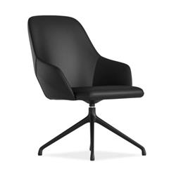 SUNON SF46.1.EPU.S Leisure Chair EPU Leather Aluminum Alloy Base Foot