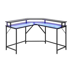 iCAN GMD-0714 57-inch Large-Sized L-Shaped Corner Gaming Table