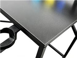 iCAN GMD-0714 57-inch Large-Sized L-Shaped Corner Gaming Table