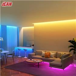 Guirlande lumineuse néon iCAN RGB+IC, bandes lumineuses LED de 9,8 pieds, synchronisation musicale.