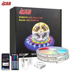 iCAN RGBICW LED 32.8ft Strip Lights, App Control, Music Sync.