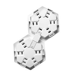 iCAN Hexagon Light Panels, RGB+IC Hexagon LED Wall Lights.(Open Box)