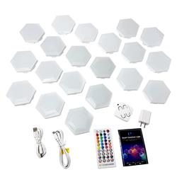 iCAN Hexagon Light Panels, RGB+IC Hexagon LED Wall Lights.(Open Box)