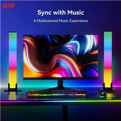 iCAN RGB+IC Smart LED Light Bars, Music Sync.(Open Box)