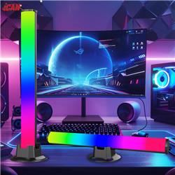 iCAN RGB+IC Smart LED Light Bars, 16 Million Colors, Music Sync.(Open Box)