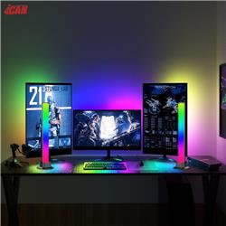 iCAN RGB+IC Smart LED Light Bars, 16 Million Colors, Music Sync.(Open Box)