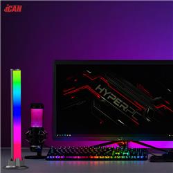 iCAN RGB+IC Smart LED Light Bars, 16 Million Colors, Music Sync.(Open Box)