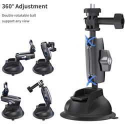 Support à ventouse pour appareil photo TELESIN en alliage d'aluminium
