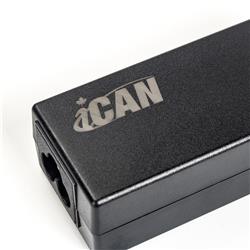 iCAN 45W Universal Laptop Charger with 8 DC Tips