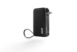 iCAN 3-in-1 10000mAh 65W Portable Charger w/ Type-C Built-in Cable