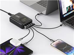 Chargeur GaN à affichage LED 5 ports iCAN 240 W
