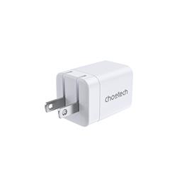Choetech NexGen PD 30W 2-Port GaN Wall Charger,White