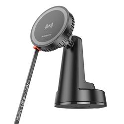 BOROFONE Magnetic Wireless Charging Car Holder, 100cm USB-C Cable