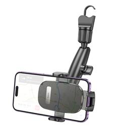 HOCO Rearview Mirror Car Phone Holder, 360° Rotating Adjustable Mount(Open Box)