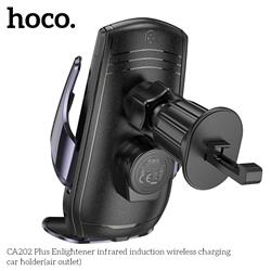 HOCO Enlightener Infrared Induction Wireless Charging Car Holder